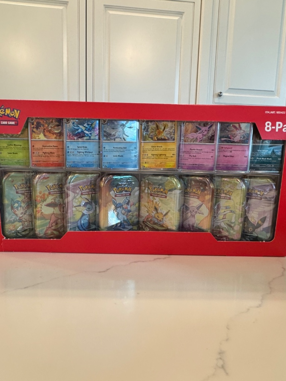 Pokemon TCG:Scarlet & Violet Prismatic Evolutions 8 pk mini tins NIB